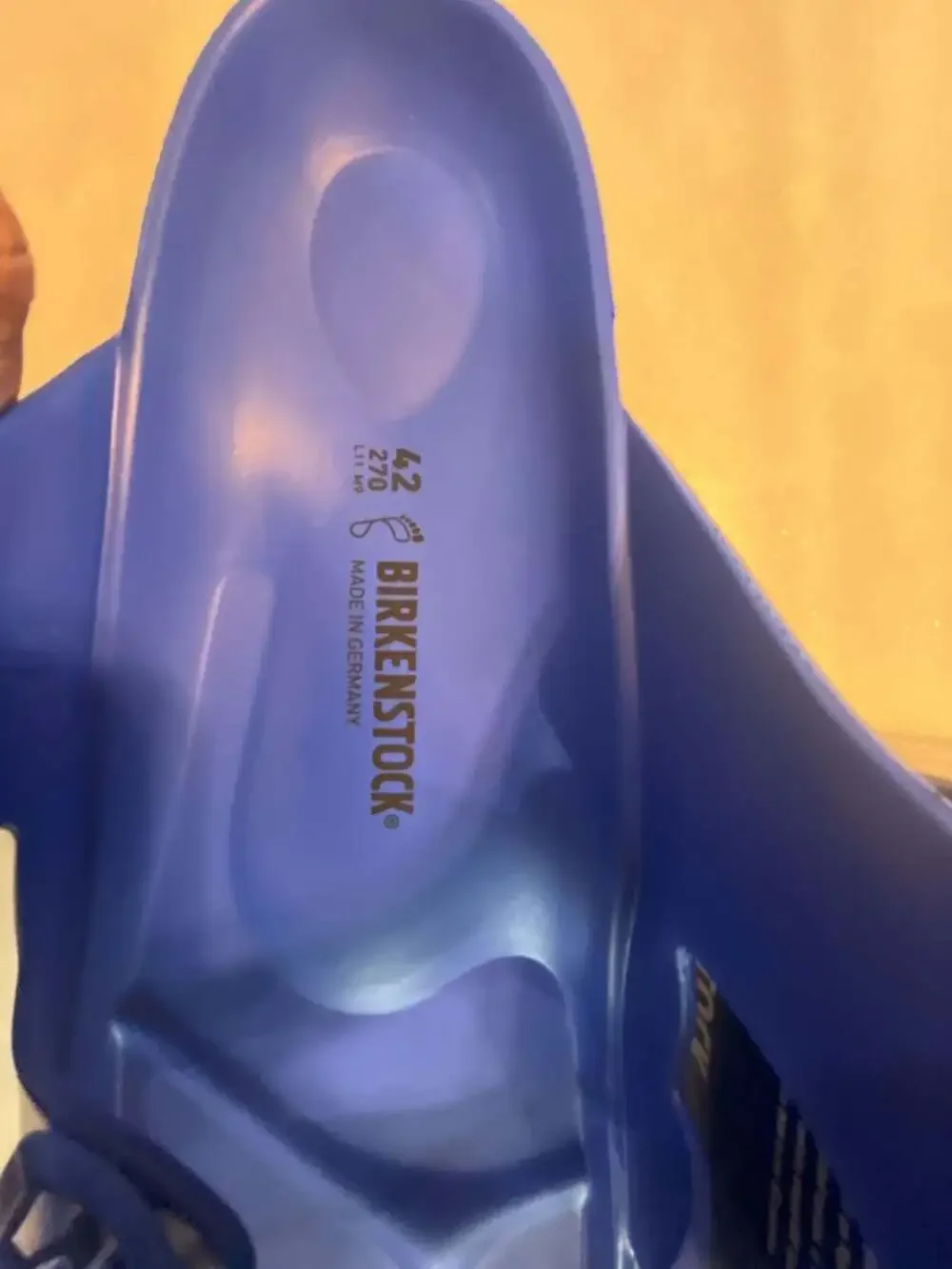 Birkenstock Arizona EVA Ultra Blue Sandals Size 42